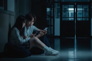 Trapped in a School at Night