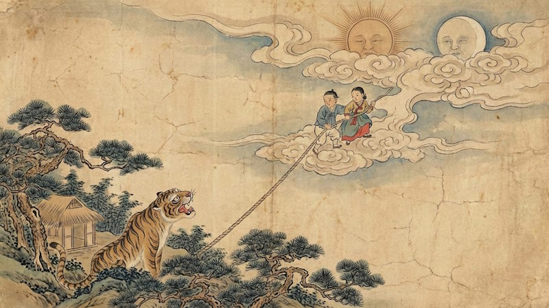 The Brother and Sister Who Became the Sun and the Moon