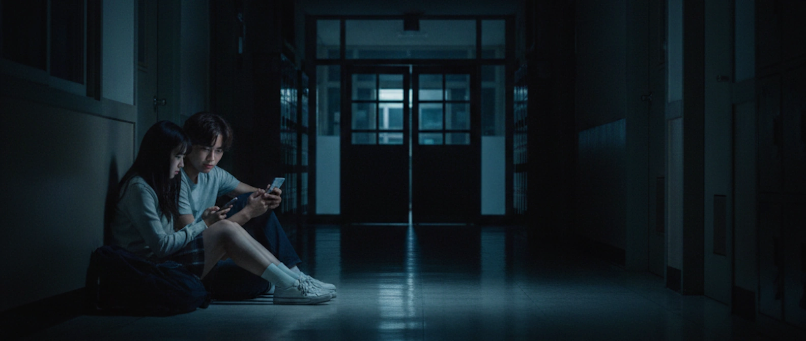 Trapped in a School at Night